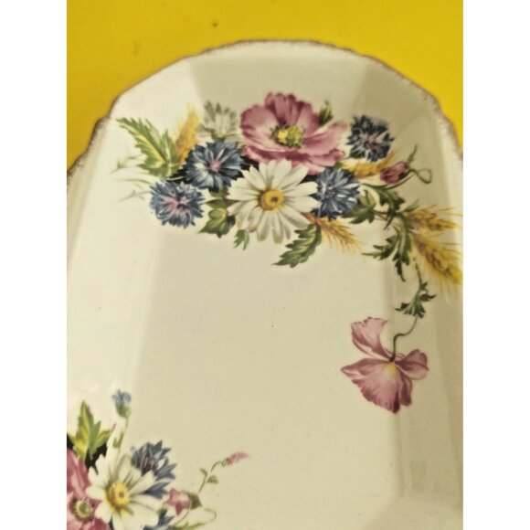 Royal Albert - Harvest Bouquet - Serving/Candy/Butter Dish 7" x 5" - Picture 4 of 11